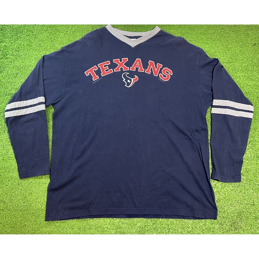 Vintage Houston Texans Shirt XL Long Sleeve Texans Y2K USA Made
